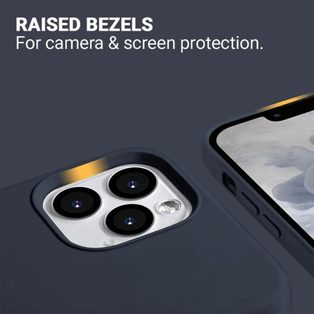 Crong Color Cover Magnetic - iPhone 13 Pro Max MagSafe Hülle (Marineblau)