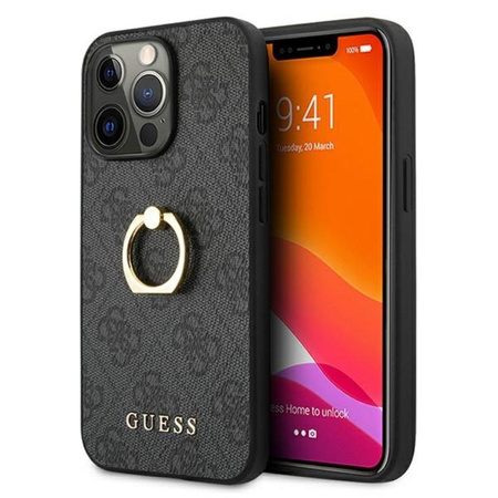 Guess 4G Ring Case - Etui iPhone 13 Pro Max (szary)