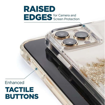 Case-Mate Karat - iPhone 14 Pro Max Hülle verziert mit Gold (Marmor)