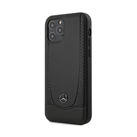 Mercedes Leather Urban Line - Coque iPhone 12 / iPhone 12 Pro (noir)