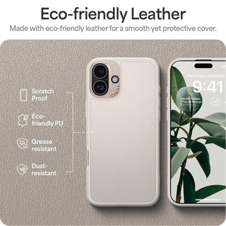 Spigen Cyrill Kajuk Mag MagSafe - Case for iPhone 16 (Cream)