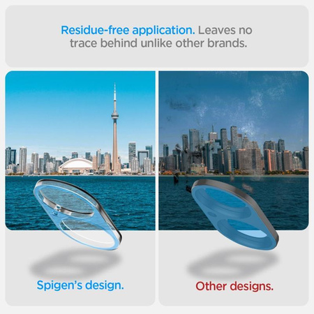 Spigen Optik GLAS.TR kameravédő 2-Pack - lencsevédő üveg iPhone 16 / 16 Plus készülékhez (2 db) (átlátszó)