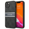 Guess 4G nyomtatott csíkos - iPhone 13 mini tok (szürke)