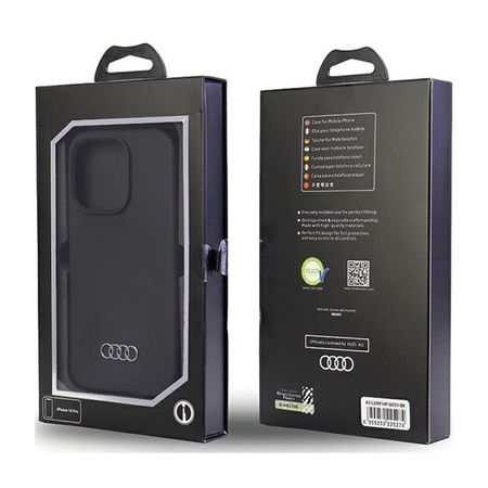 Audi Silicone Case - iPhone 14 Pro Case (Black)