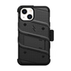 ZIZO BOLT Series - Armored iPhone 14 case with 9H glass for screen + holder with stand (black)