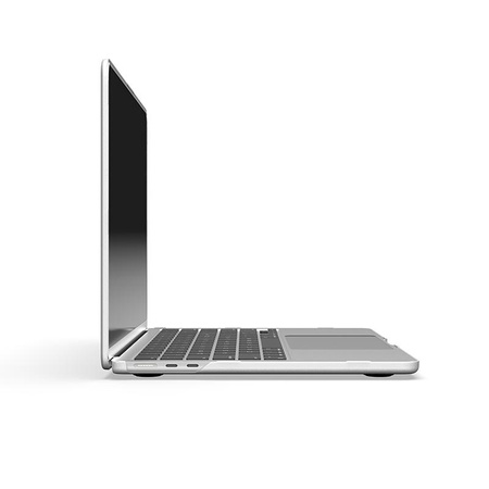 Moshi iGlaze Hardshell Case - pouzdro pro MacBook Air 13.6" M4 (2025) / M3 (2024) / M2 (2022) (Stealth Clear)