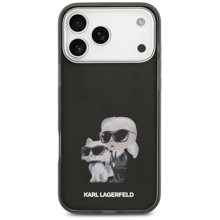 Etui do iPhone 17 Pro do MagSafe Karl Lagerfeld Logo Oryginalny Czarny Case