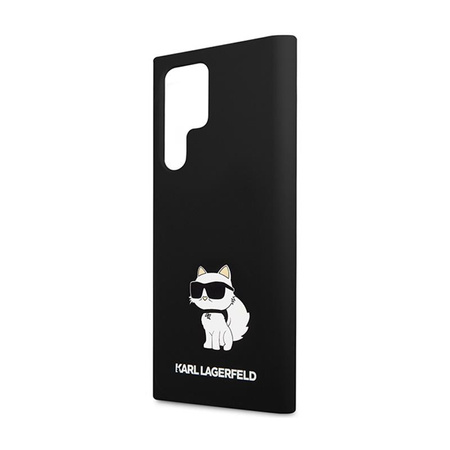 Karl Lagerfeld Silicone Choupette - Hülle für  Samsung Galaxy S24 Ultra (Schwarz)
