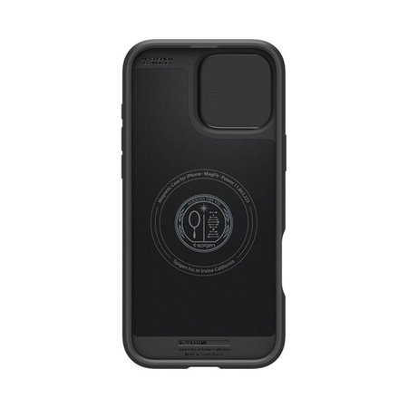 Spigen Optik Armor Mag Mag MagSafe - tok iPhone 16 Pro Max készülékhez (fekete)