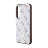 Guess 4G Dreieck Metall Logo - Samsung Galaxy S24 Tasche (weiß)