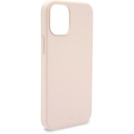 PURO ICON Cover - iPhone 12 Pro Max tok antimikrobiális védelemmel (homokrózsaszín)