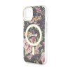 Guess Flower MagSafe - iPhone 14 Tasche (Schwarz)
