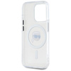Karl Lagerfeld IML Metall Karl Head MagSafe - Hülle für iPhone 15 Pro Max (weiß)