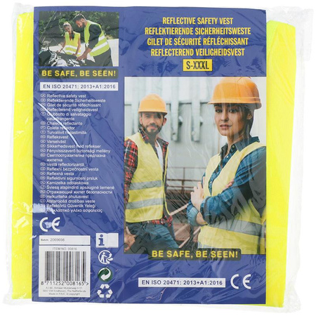 Lifetime - Gilet réfléchissant taille universelle (jaune)