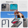 Spigen Ultra Hybrid - Case for iPhone 14 Pro (Navy blue)