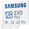 Samsung microSDXC EVO Plus - 128 GB UHS-I / U3 A2 V30 memóriakártya adapterrel