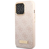 Guess 4G Logo Plate MagSafe - iPhone 14 Pro Max Case (pink)