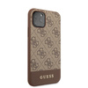 Guess 4G Bottom Stripe Kollektion - iPhone 11 Pro Tasche (braun)