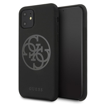 Guess szilikon 4G Tone to Tone - iPhone 11 tok (fekete)