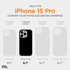 Case-Mate Tough Grip Plus D3O MagSafe - Étui pour iPhone 15 Pro (Fumé/Noir)