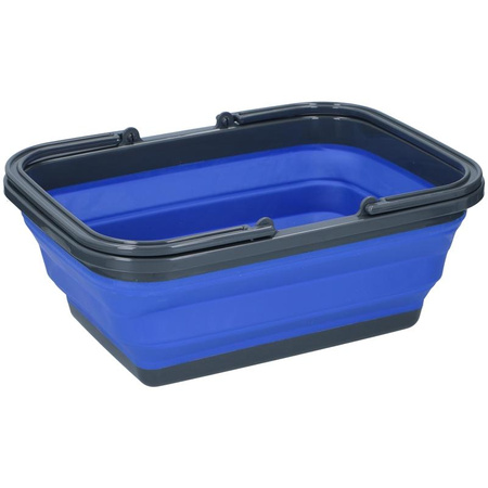 Dunlop - Faltbarer Korb mit Griffen (Blau)