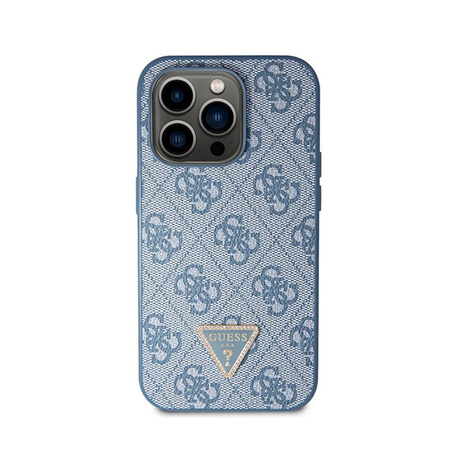 Guess Crossbody 4G Metal Logo - iPhone 15 Pro Case (blue)