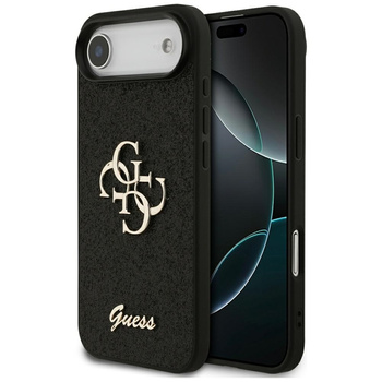 ETUI DO IPHONE AIR GUESS GLITTER ORYGINALNE CZARNE ELEGANCKIE MODNE CASE