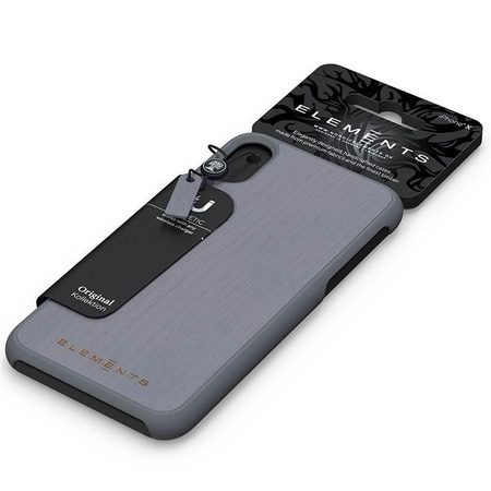 Nordic Elements Original Gefion - Dřevěné pouzdro pro iPhone Xs / X (Mid Grey)
