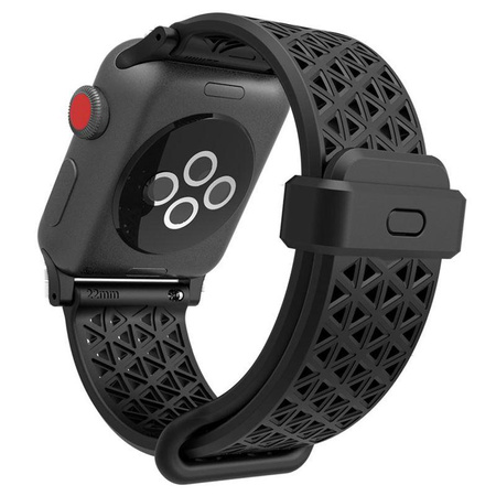 Sportovní řemínek Catalyst - Elastický řemínek pro Apple Watch 38/40/41 mm (Stealth Black)