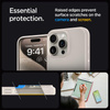 Spigen Ultra Hybrid - Coque pour iPhone 15 Pro (Titane naturel)