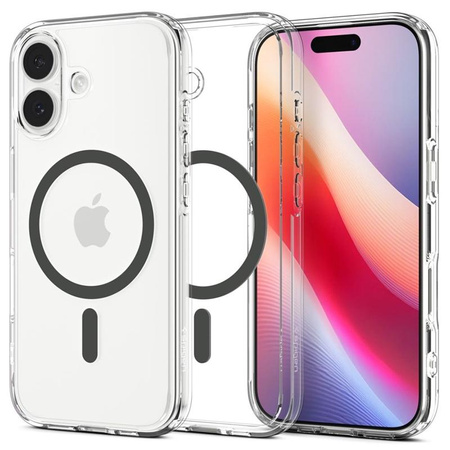 ETUI DO IPHONE 17 do MAGSAFE SPIGEN ULTRA HYBRID ORYGINALNE PRZEZROCZYSTE