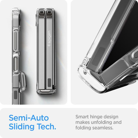 Spigen Ultra Hybrid Pro - Gehäuse für Samsung Galaxy Z Flip 6 (kristallklar)
