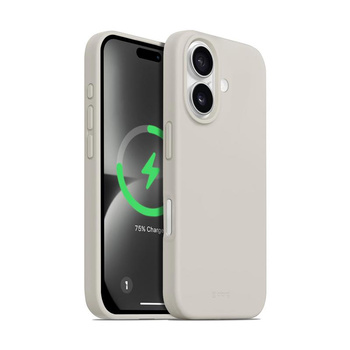 Crong Color Cover Magnetic - Pouzdro pro iPhone 16 MagSafe (kamenná béžová)