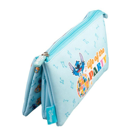 Disney Stitch - Astuccio a 3 scomparti della collezione Waves