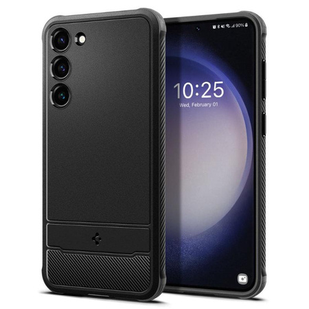 Spigen Rugged Armor - Étui pour Samsung Galaxy S23+ (Noir mat)