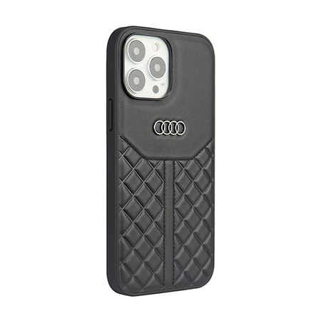Audi Genuine Leather - pouzdro pro iPhone 13 Pro (černé)