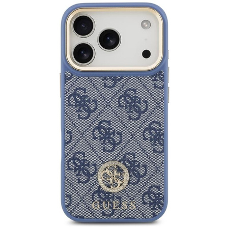 Guess 4G Strass Logo MagSafe - Case iPhone 17 Pro (Blue)
