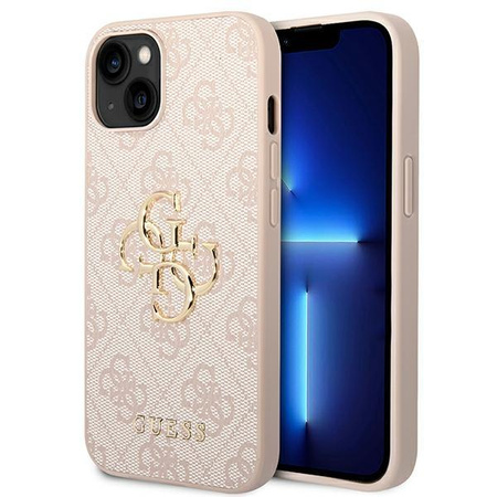 Guess 4G Big Metal Logo - iPhone 14 Plus tok (rózsaszín)