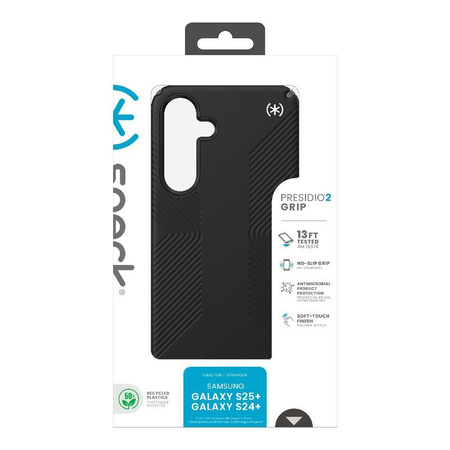 Speck Presidio2 Grip - Case for Samsung Galaxy S25+ / 24+ (Black/Slate Gray/White)