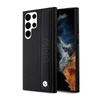 BMW Leder strukturiert & gestreift - Samsung Galaxy S23 Ultra Tasche (schwarz)