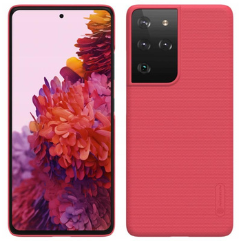 Nillkin Super Frosted Shield - Samsung Galaxy S21 Ultra Case (Bright Red)