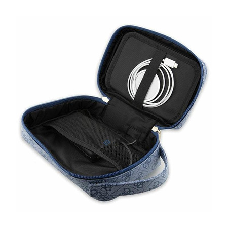 Guess 4G Printed Stripes Travel Universal Bag - Accessory Organizer (Blau)