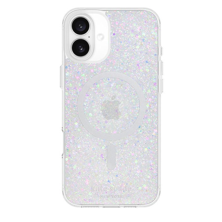 Kate Spade New York Protective MagSafe - Hülle für iPhone 16 Plus (Chunky Glitter)