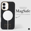 Kate Spade New York Crystal Pave MagSafe - Étui pour iPhone 16 (Nightfall)