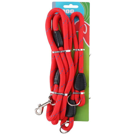 Leine 150 cm + Halsband 45 cm (rot)
