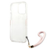 Guess Marble Strap - pouzdro pro iPhone 13 Pro (růžové)