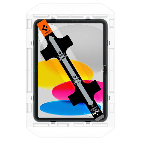 Spigen GLAS.TR EZ FIT - Tvrzené sklo pro Apple iPad 11" (2025) / 10,9" (2022) (Transparentní)