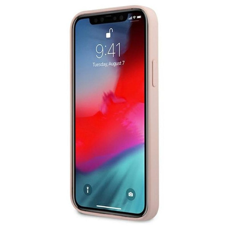 Karl Lagerfeld Silikonové pouzdro Ikonik Outline - iPhone 12 / iPhone 12 Pro (růžové)