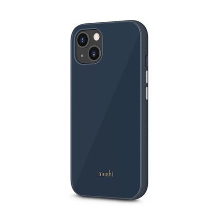 Moshi iGlaze Slim Hardshell Case - pouzdro pro iPhone 13 (systém SnapTo) (břidlicově modré)