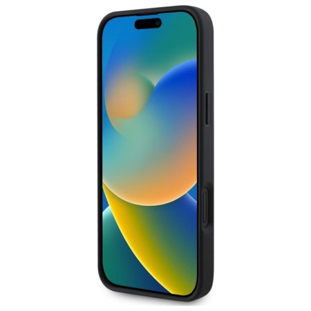 Guess 4G Ring Classic Logo MagSafe - Case for iPhone 16 (black)